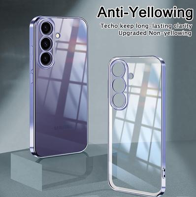 Luxury Plating Silicone TPU Case For Samsung Galaxy A04S A14 A24 A34 A54 A05 A15 A25 A35 A55 A12 A22 A32 A52 A72 A82 M14 M53