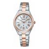 Seiko LUKIA Solar Radio Ladies Watch SSQV104 Silver Pink Gold White