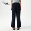 Helmans Women's Stylish Commute Woven Wide-Leg Trousers