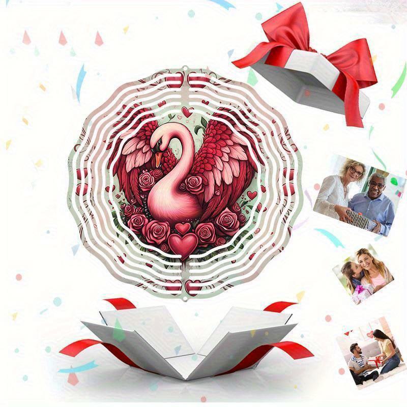 10palcový závěsný větrník s 360stupňovým háčkem pro dekoraci balkonu a zahrady jaro léto venkovní dekorace