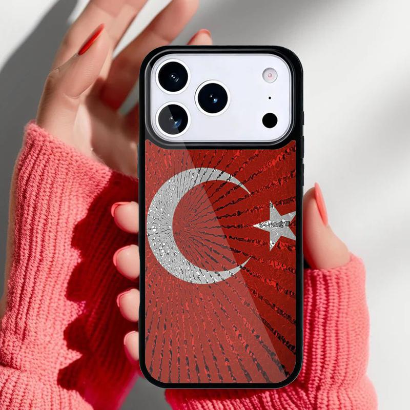 Turkey Turkish Flag Soft Phone Case for iPhone 17 Air 16e 15 14 13 Pro Max Back Cover for 12 11 Pro Coque