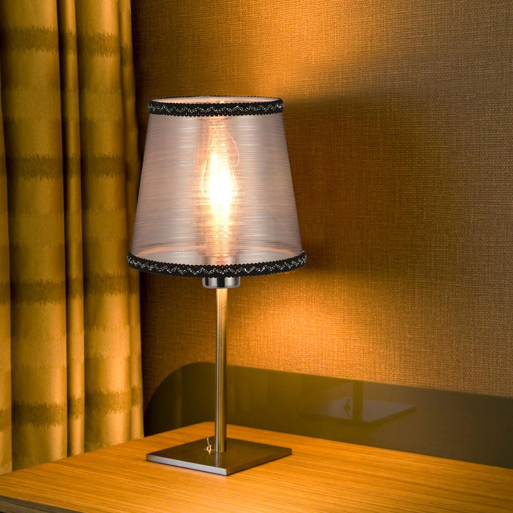 Hanging Lamp Cover Fabric Metal Sturdy Light Shade for Any Lamp Base Prevent Dazzling Warm Mood Bedroom Living Room