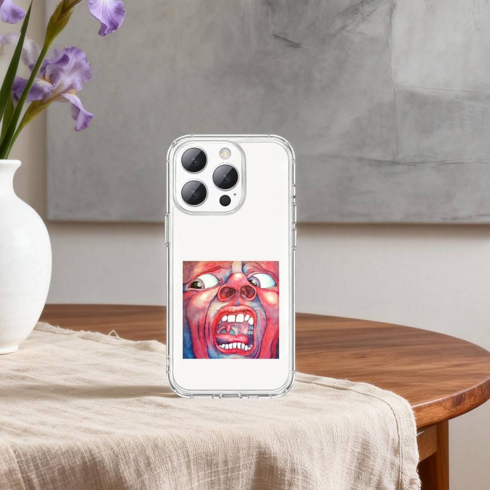 

Red C-Crimson K-King-G Band Phone Case For iPhone 17p 16 15 14 13 12 11 Mini Pro Max Plus Transparent Cover iPhone12PRO