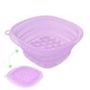 Face Ice Bath Bowl For Facials Plunge Dipping Face Folding Ice Facials Washbasin Facials Skin Cares Tool For Home Travel