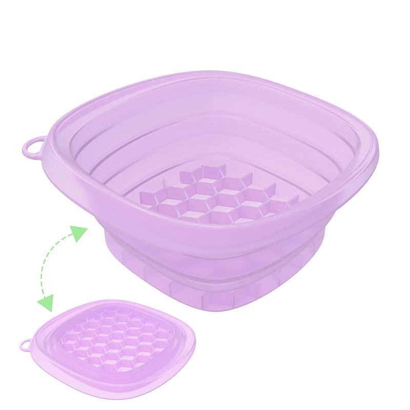 Face Ice Bath Bowl For Facials Plunge Dipping Face Folding Ice Facials Washbasin Facials Skin Cares Tool For Home Travel