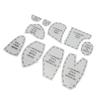 Memory Bear Template Ruler Set Acrylic Memory Bear Sewing Quilting Patterns Template 12 Inch