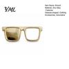 Clothing Accessory Eyeglasses Holder Brooch Pin, Zinc Alloy Square Frame Glasses Collar Pin Eyewear Hanger Clothes Decoration Accessories for