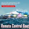 2.4GHz Remote Control Boat 30KM/H High Speed Remote-controlled Speedboat Water Cooling Protection Lo
