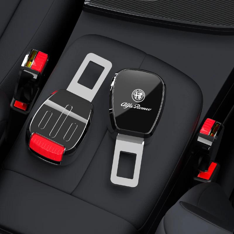 Autoaufkleber Für Alfa Romeo 1 Stück Auto-Verlängerungssicherheitsgurtschloss-Halter Gabelkopf-Einstellung Für Alfa Romeo Giulietta GT 159 147 156