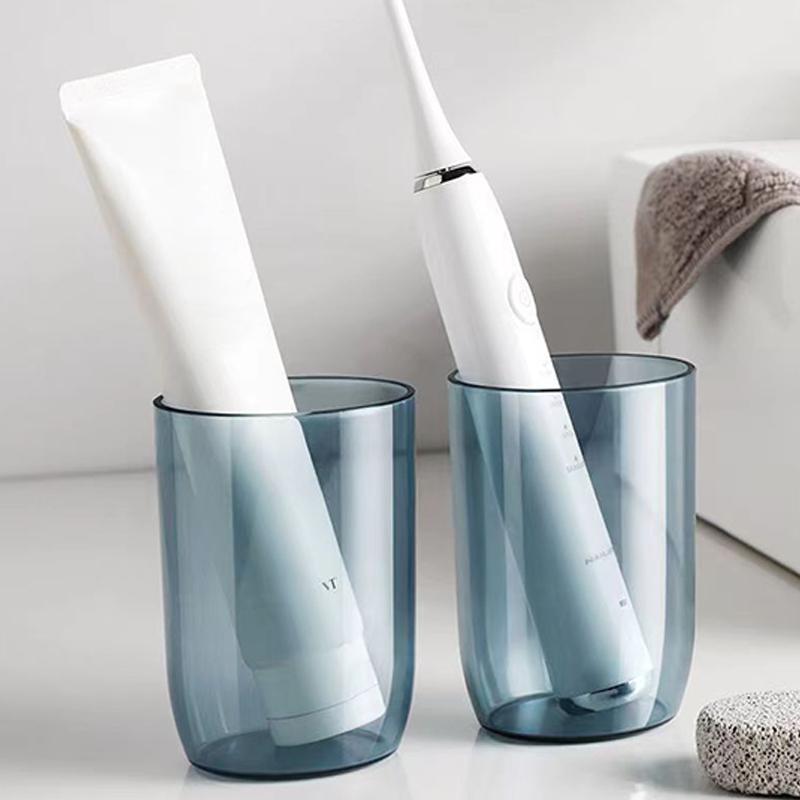 2/4 Cup Tandenborstel Opbergdoos Draagbare Mondwaterbeker Tandpasta Opbergdoos Toiletartikelen Reisbenodigdheden Draagbare Tandenborstelbeker