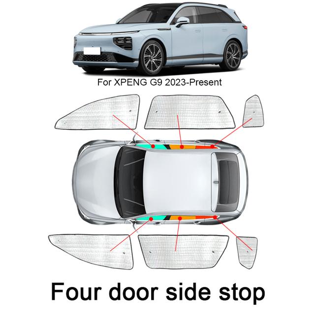 For XPENG G3i G9 -2025 Car Sunshades UV Protection Cover Side Window Curtain Sun Shade Visor Windshield Auto Accessories