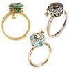Finger Ring Women Men Rings Rotatable Anti Stress Buddhism Ring Gossip Pattern