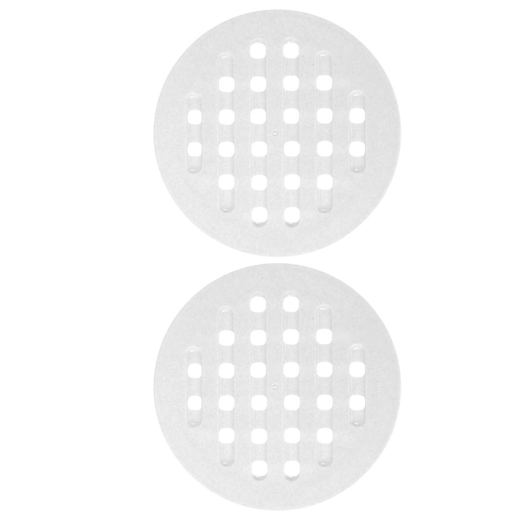 2 Stück Esstisch Hitzebeständiges Pad Haushalt PS Kunststoff Topf Pfannenuntersetzer für Zuhause Küche