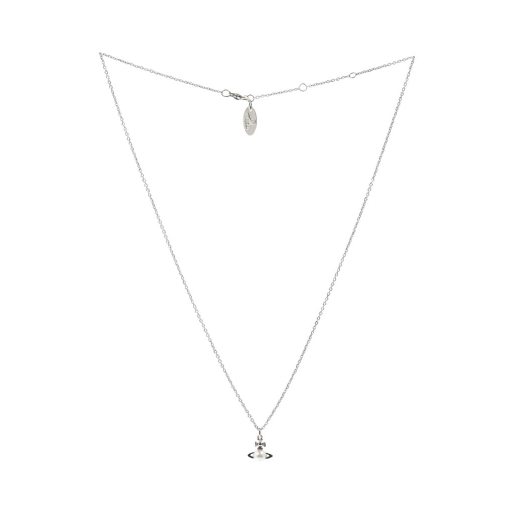 Vivienne Westwood Balbina Pearl Pendant Silver