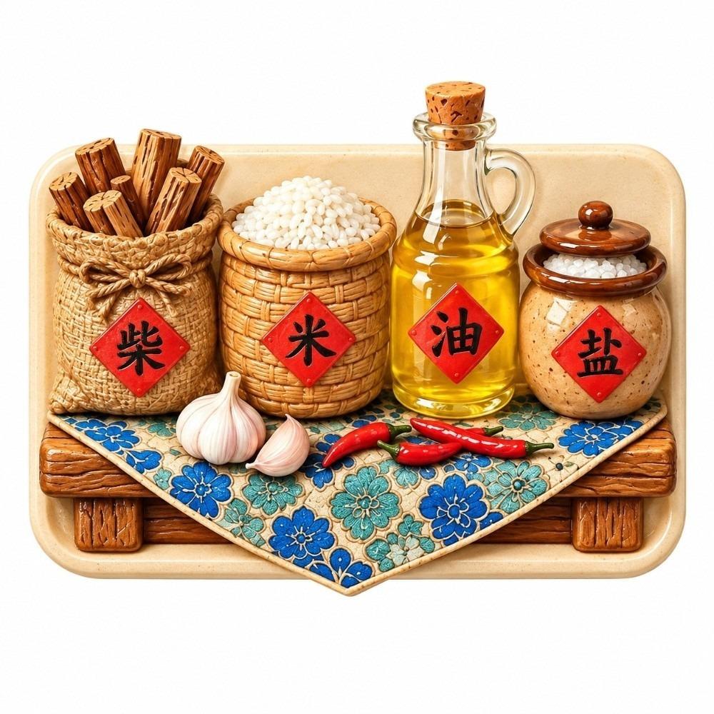 3D Relief Fridge Magnet Food Theme 3D Refrigerator Stickers Decorative Fridge Magnet Home Decor