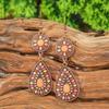 Vintage Bohemian Vacation Style Female Earrings Fashion Ethnic Unique Drop Oil Colorful Geometric Dangle Earrings Female Jewelry