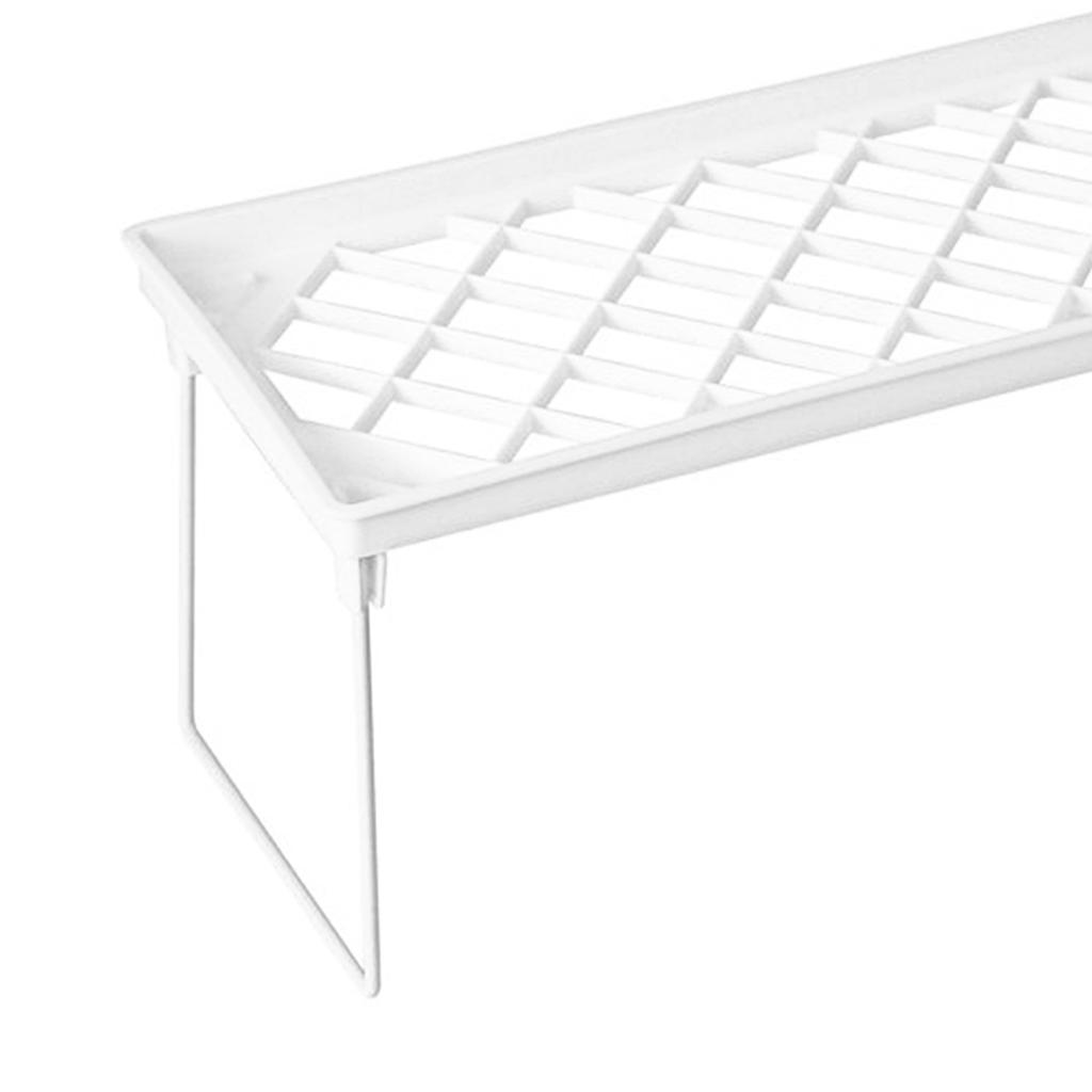 Stackable Countertop Shelf Cabinet Cupboard  Multi Function Concise Kitchen Storage Rack Foldable Storage Shelf Small