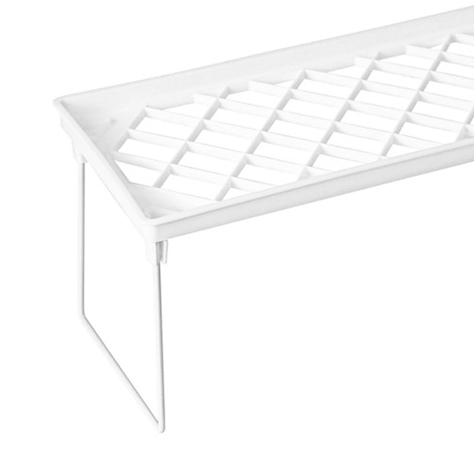 

Штабелируемая настольная полка-шкафчик Многофункциональная лаконичная кухонная стойка для хранения Складная полка для хранения Маленькая S