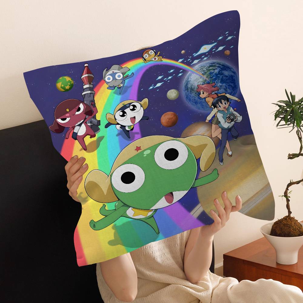 

Hot Gunsou Keroro frog Pillow Gifts Home Office Furnishings Bedroom Sofa Car Cushion Cover case 45x45cm 30x30cm