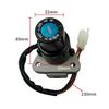 Universal Motorcycle Motorbike Ignition Switch Key Electric Door Lock Fit for Yamaha DT125 TW225 ATV Moto Accessories with Wire