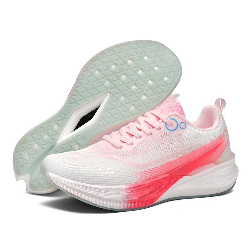 Really explosive + carbon board running shoes, racing marathon high school entrance examination, side long jump sports shoes, couple shoes,