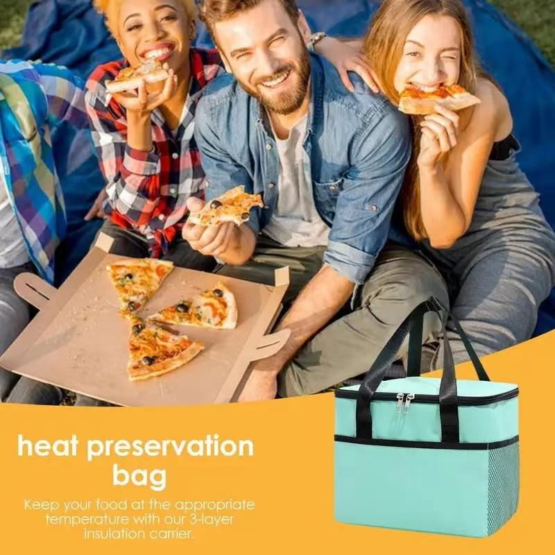 Fashion Large Capacity Leakproof Lunch Cooler Bags for Women Men Outdoor Travel Picnic Thermal Insulation Bag Box