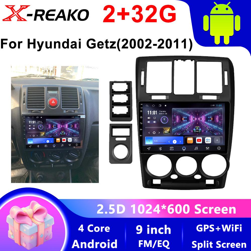 

Android 13 Carplay Автомагнитола для Hyundai Getz 2002-2011 Автомобильный мультимедийный видеоплеер GPS-навигатор Головное устройство Стерео Аудио 4 core 2GB+32GB CP