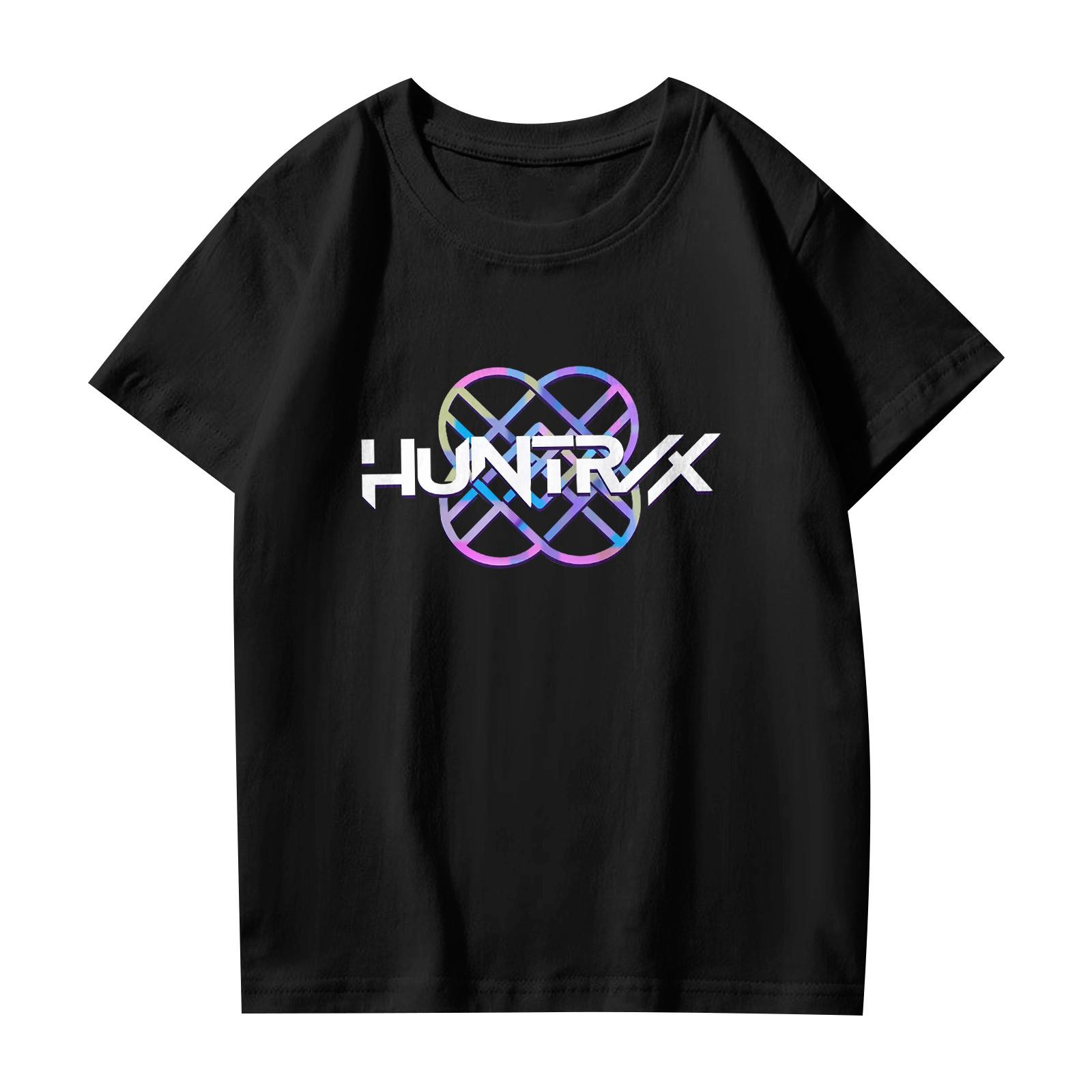 

Модная рабочая одежда с коротким рукавом и круглым вырезом, принтованные топы для женщин, летние топы L чёрный