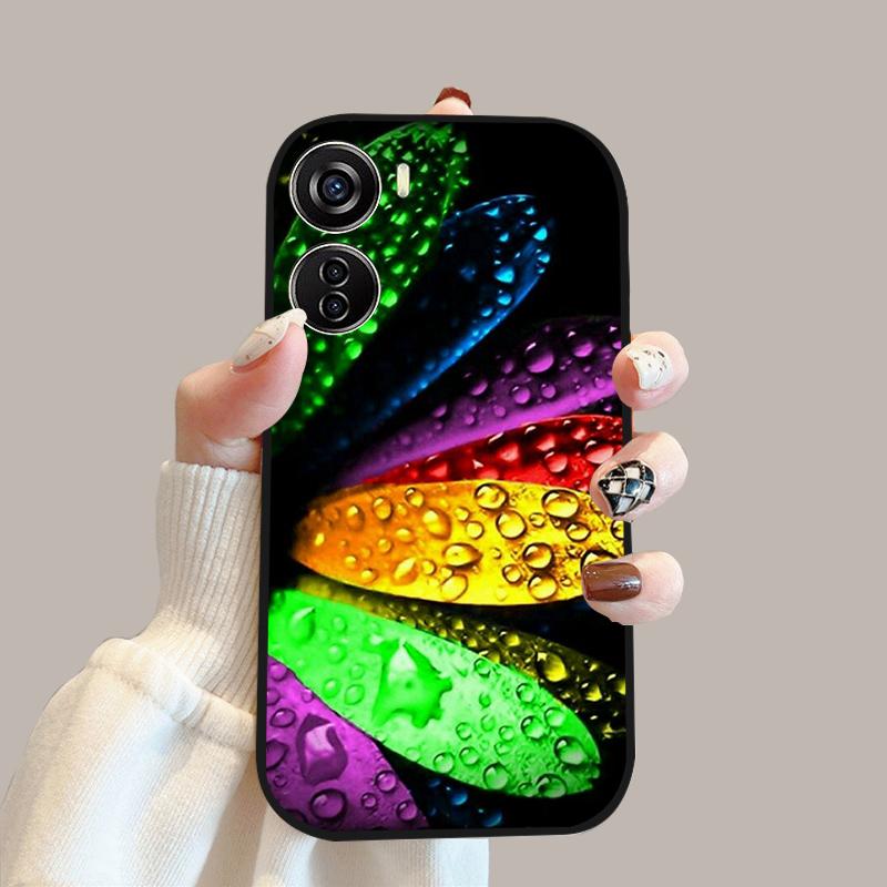 Para ZTE Blade V40 Funda de Diseño V41 Vita Silicona Suave TPU Fundas para Teléfono Para ZTE Axon 40 Lite Moda Lujo Protectoras Fundas Cubierta