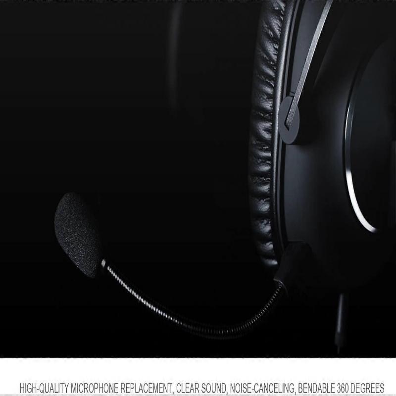 Replacement Gaming Microphone for Logitech G Pro & G Pro X Headsets, 3.5mm Detachable Mic Arm Compatible with PS4 PS5 Xbox One PC