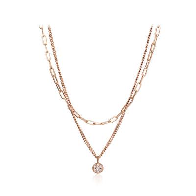 Colar Bling Camadas Corrente Elbrnn143