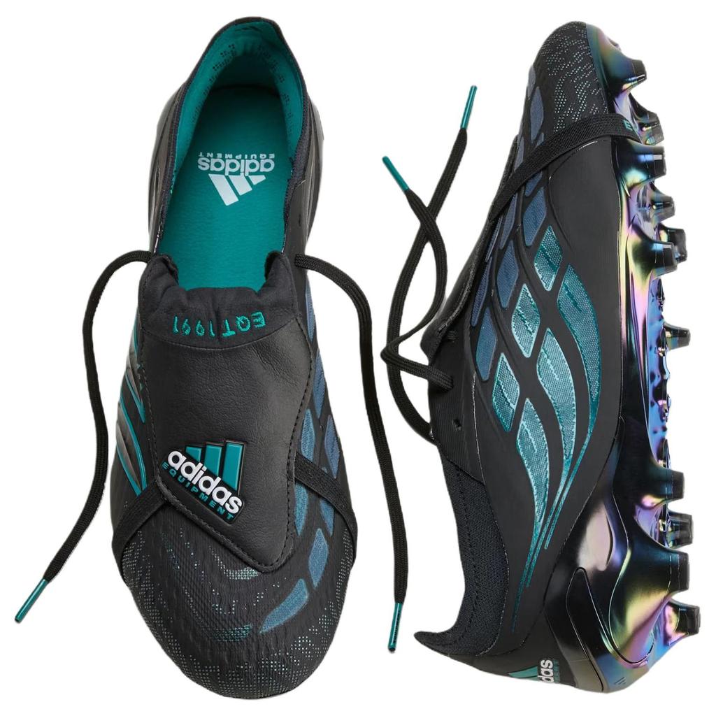 Predator Elite Adidas Foldover Tongue Fg 'Black Equipment Green' KI2686