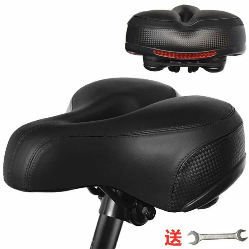 Comfortable Mountain Bike Saddle With Thick PU Cushion Off-Road Cycling Trail Riding