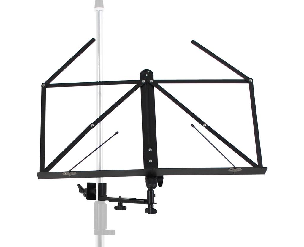KC Music Stand for Microphone Stands, MS-170BK, Black