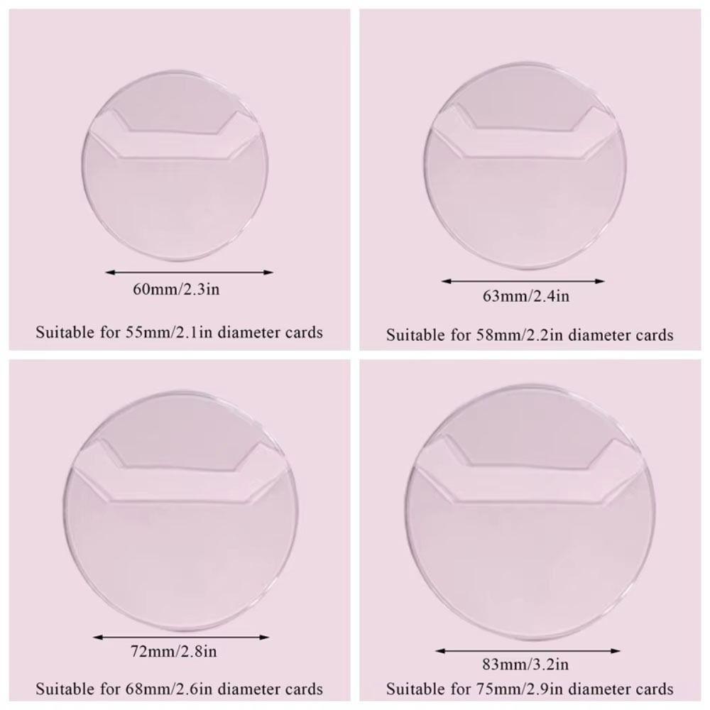 10Pcs New Transparent Ita Bag Pins Decoration Storage Case Badge Protector Protective Sleeve Cartoon Pin Case For Anime Badge
