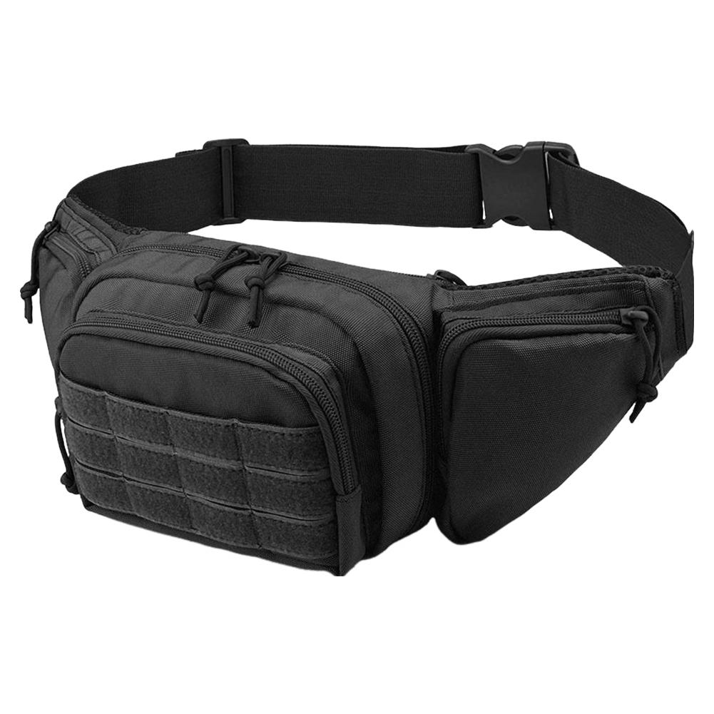 

Tactical Waist Gun Bag for Women Men Shoulder Bag Waist Bag Pack Hip Belt Bumbag for Hunting Climbing Camping чорний