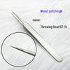 Blooming High-Precision False Eyelash Tweezers - Polished ST Series, 1.5mm Round Edge, Hot Sale
