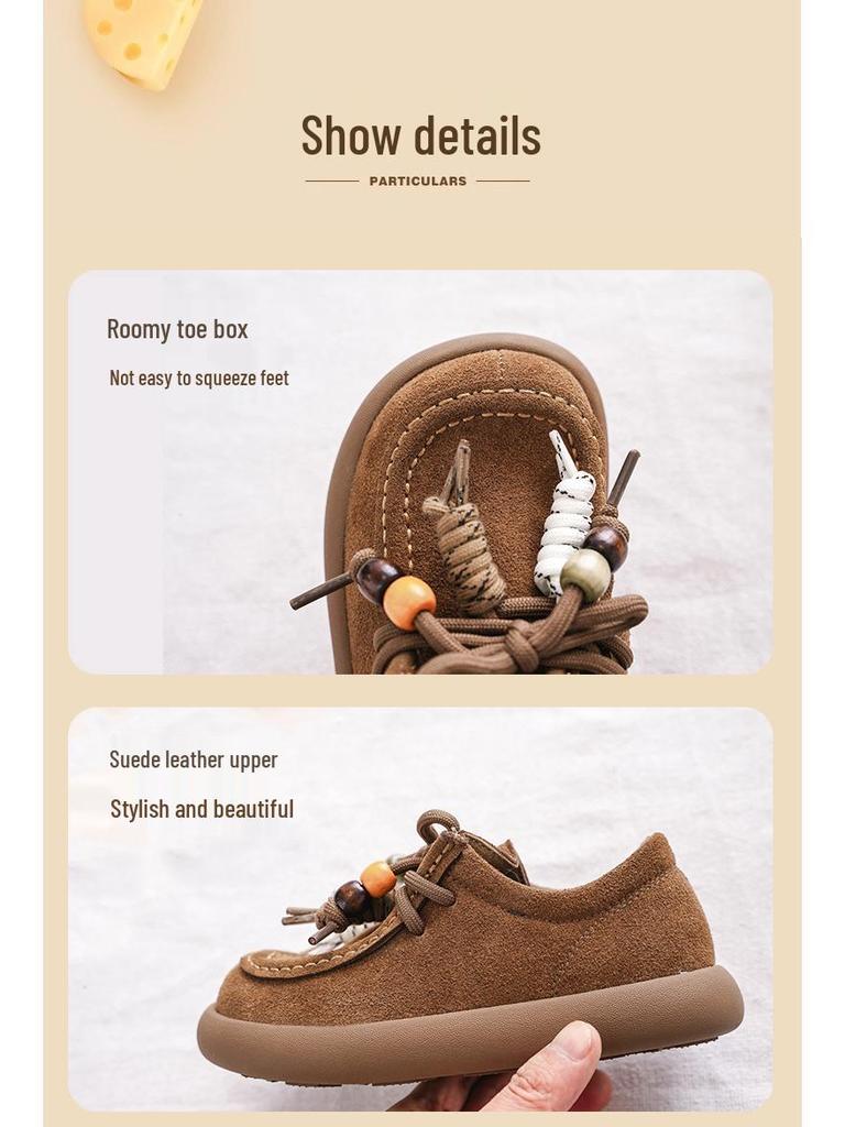 2025 Winterprinzessin Retro Kleine Leder Birkenstock Schuhe für Mädchen