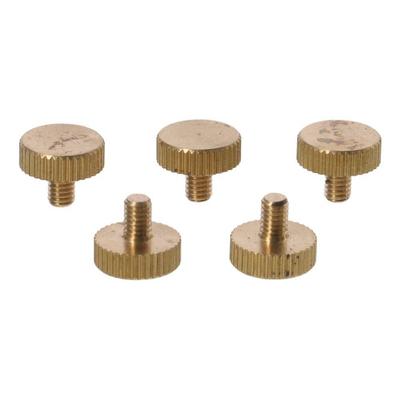 5 buc Cap Plat Cupru M4x 6-14mm Șuruburi Plate Alamă Șuruburi de Deget PC cu Capetă Striată