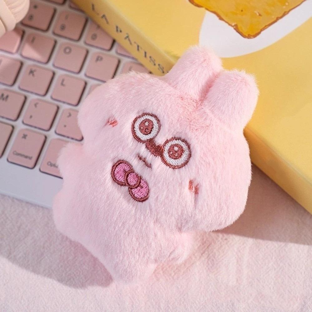 Key Ring Squeezing Keychain Friendship Rabbit Pendant Cute Plush Rabbit Keychain  Bag Decor