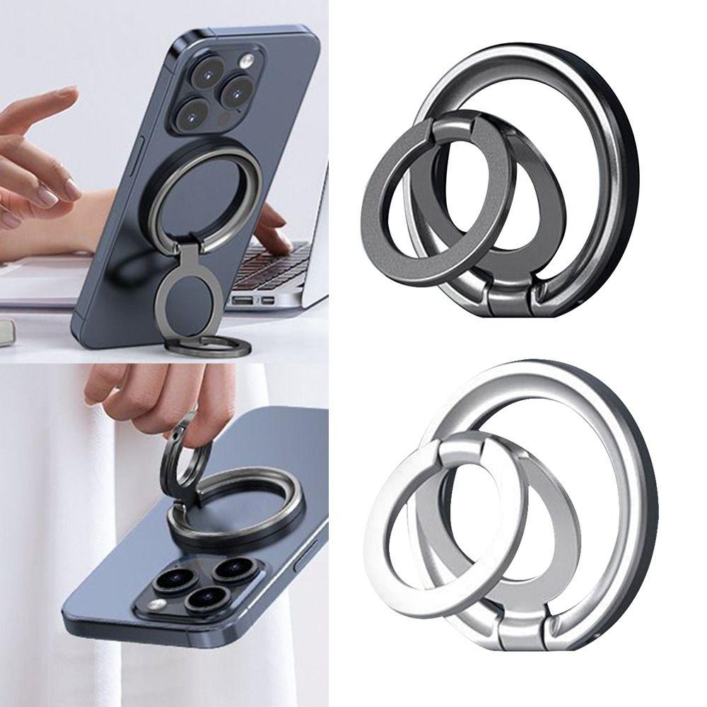 Foldable Magnetic Finger Clasp Strong Suction Phone Stand Universal Phone Ring Holder