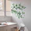 Wall Stickers with Branches and Leaves Bathroom 1pc Waterproof Removable Decals for Toilet Living Room Office Decoration