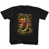 T-shirt Noir Jeune Charon de Styx
