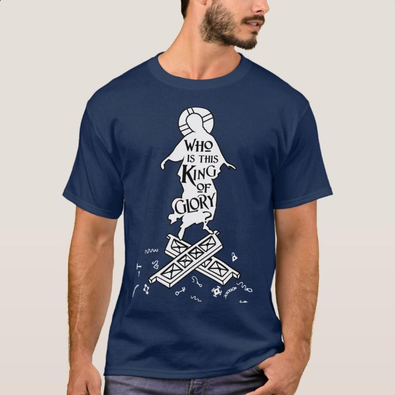 

Who Is This King of Glory Orthodox Pascha Orthodox Easter TShirt 100 Cotton ONeck Summer Short Sleeve Casual Mens Tshirt 4XL