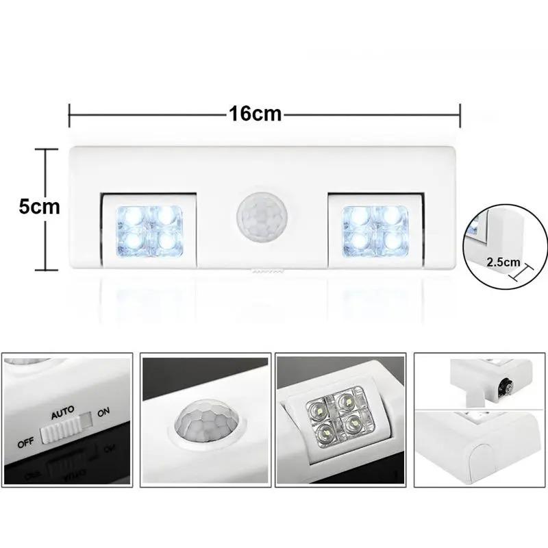 Motion Sensor LED Closet Light, Under Cabinet Lights, Cabinet Lighting Stick-On Motion Activated Light