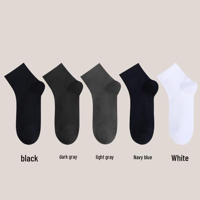LangSha Men s Sweat-Absorbent Crew Socks - 10-Pair Pack
