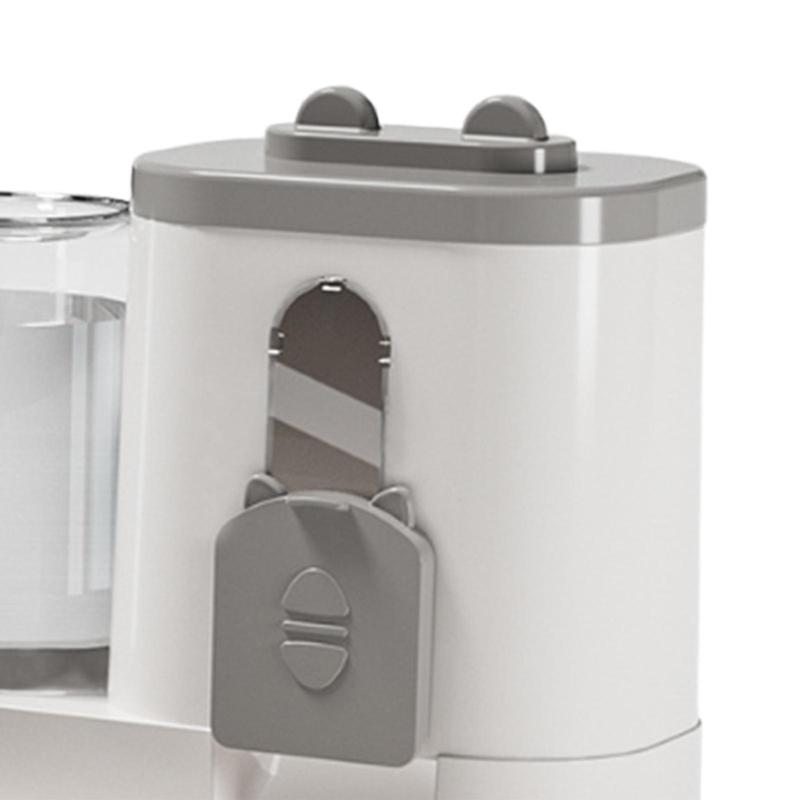 Cat Feeder and Water Dispenser Automatic Waterer Travel Supply Gravity Feeder for Cats Small Medium Dogs Rabbits Kitty Puppy
