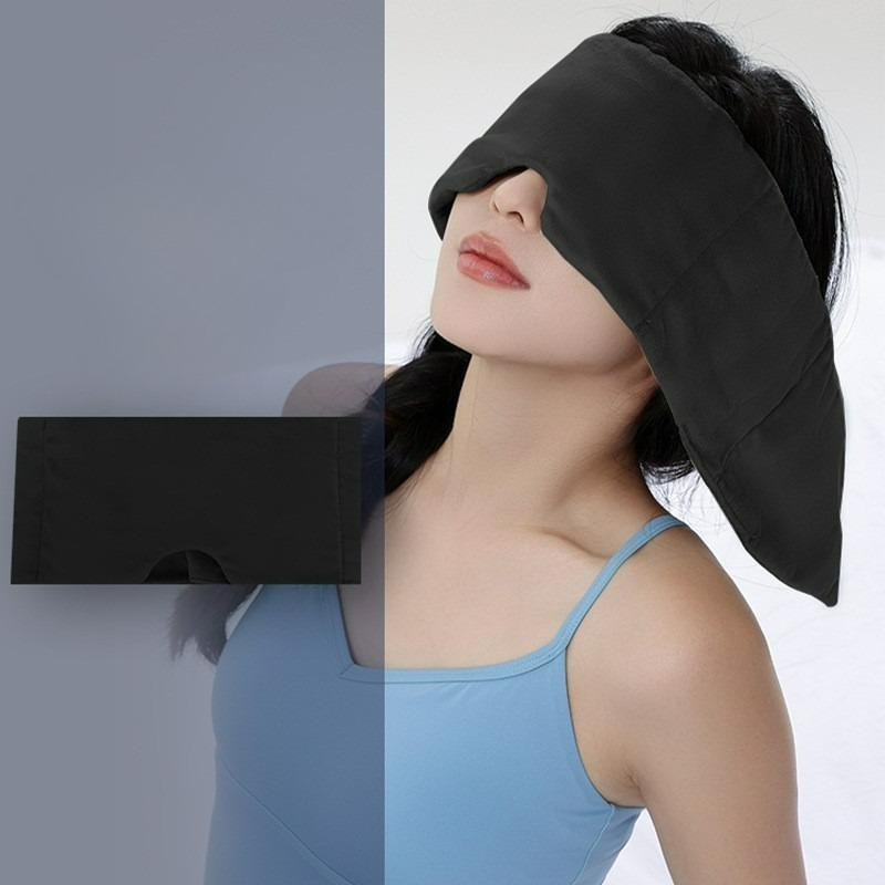 

Calming Eyemask for Deep Sleep 100% Blackout Strap-Free Design The Weighted Blanket Side-Sleeping Friendly For Your Eyes