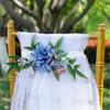 Wedding Chair Back Artificial Flower Arrangement for Wedding Reception Wedding Ceremony Engagement Decors