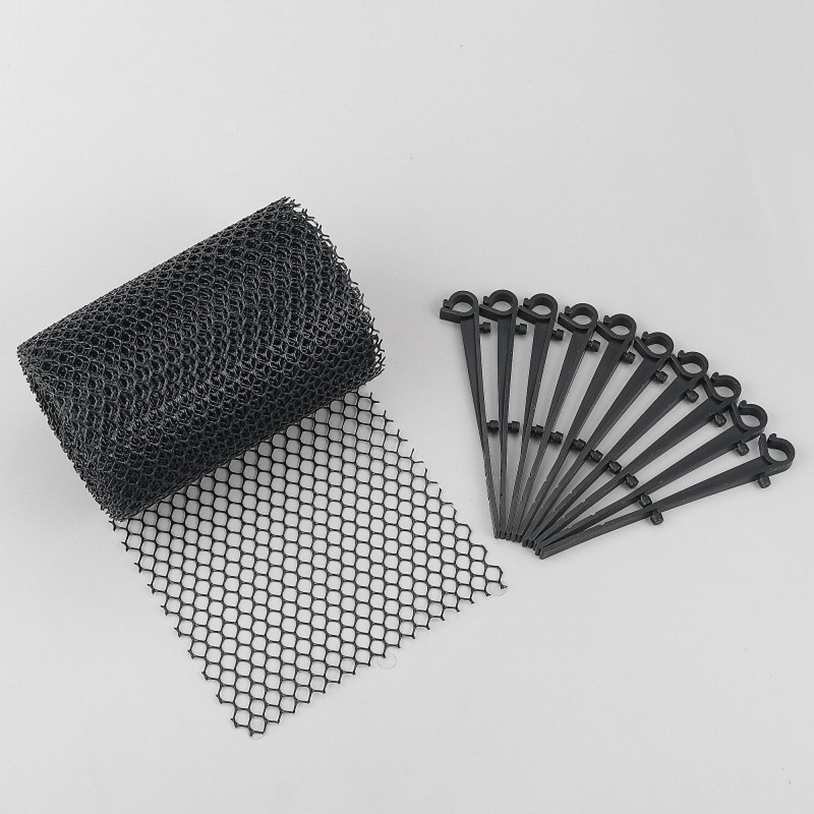 

Gutter Downspout Leaf Guard Mesh 6m Anti Clogging Strainer Filter for Roof Garden Drain Protection